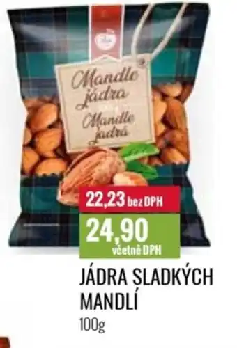 Ratio Jádra sladkých mandlí nabídka