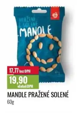 Ratio Mandle pražené solené nabídka
