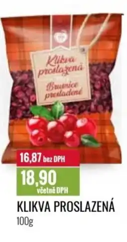 Ratio Klikva proslazená nabídka