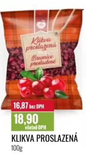 Ratio Klikva proslazená nabídka