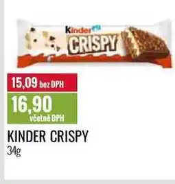 Ratio KINDER CRISPY 34g nabídka