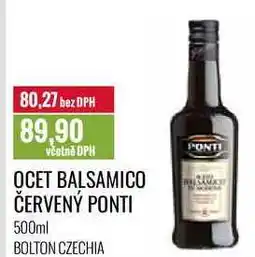 Ratio OCET BALSAMICO ČERVENÝ PONTI 500ml nabídka