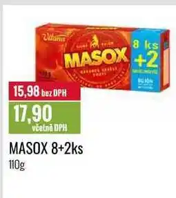 Ratio MASOX 8+2ks 110g nabídka