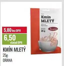 Ratio KMÍN MLETÝ 25g nabídka