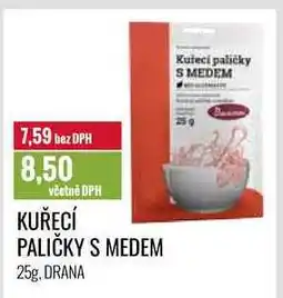 Ratio KUŘECÍ PALIČKY S MEDEM 25g nabídka