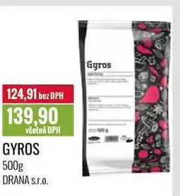 Ratio GYROS 500g nabídka