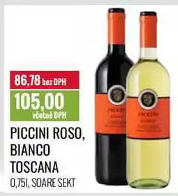 Ratio PICCINI ROSO, BIANCO TOSCANA 0,75l nabídka