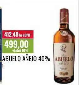 Ratio ABUELO AÑEJO 40% 1l nabídka