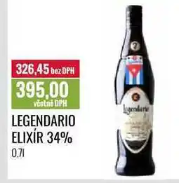 Ratio LEGENDARIO ELIXÍR 34% 0,7l nabídka