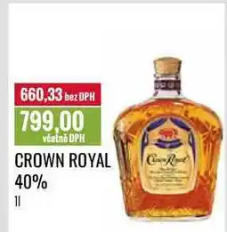 Ratio CROWN ROYAL CR 40% 1l nabídka