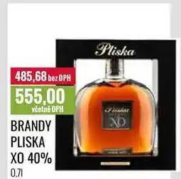 Ratio BRANDY PLISKA XO 40% 0,7l nabídka