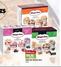 Ratio Häagen-Dazs Zmrzlina nabídka
