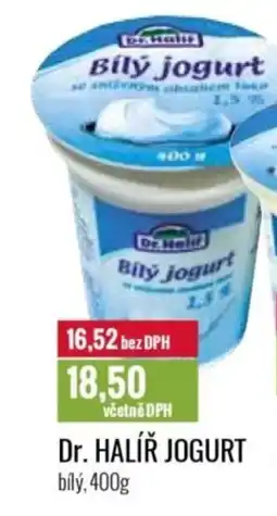 Ratio Dr. Halíř jogurt nabídka