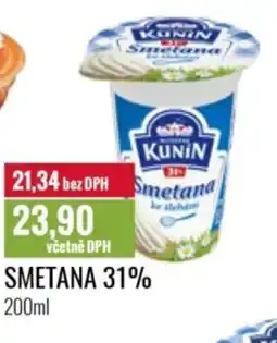Ratio KUNIN Smetana 31% nabídka