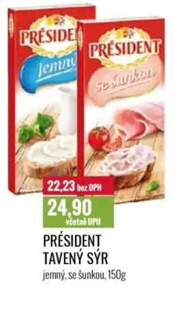 Ratio PRÉSIDENT tavený sýr nabídka