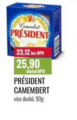 Ratio PRÉSIDENT Camembert nabídka