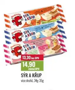Ratio Sýr a křup nabídka