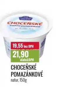 Ratio Choceňské pomazánkové nabídka