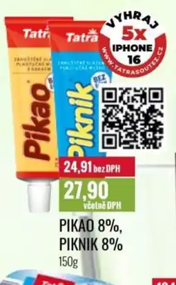 Ratio TATRA Pikao 8%, piknik 8% nabídka