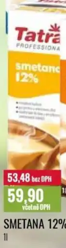 Ratio TATRA Smetana 12% nabídka