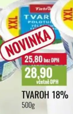 Ratio TATRA Tvaroh 18% nabídka
