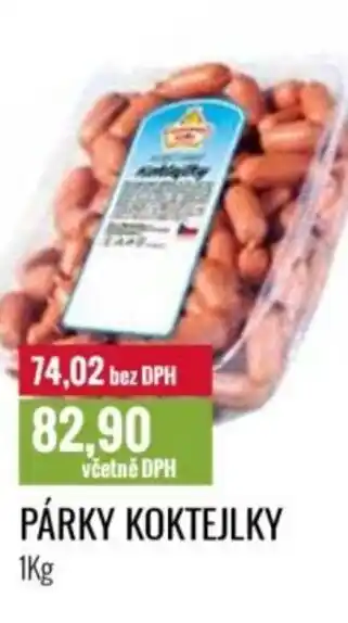 Ratio Párky koktejlky nabídka