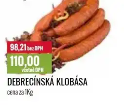 Ratio Debrecínská klobása nabídka