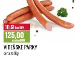 Ratio Vídeňské párky nabídka