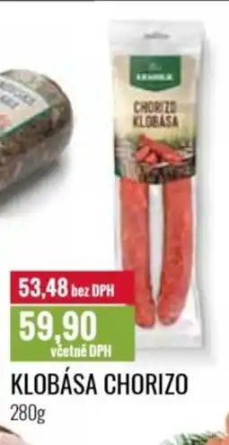 Ratio Klobása chorizo nabídka