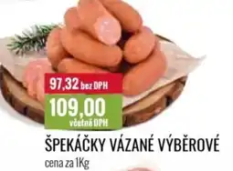 Ratio Špekáčky vázané výběrové nabídka