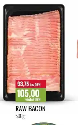 Ratio Raw bacon nabídka