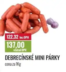 Ratio Debrecínské mini párky nabídka