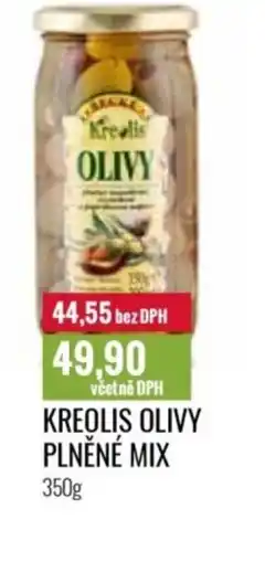 Ratio Kreolis olivy plněné mix nabídka