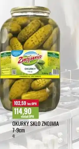 Ratio Okurky sklo znojmia nabídka