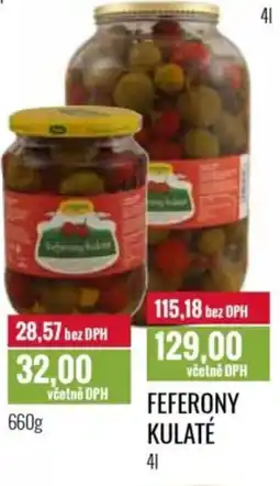 Ratio Feferony kulaté nabídka