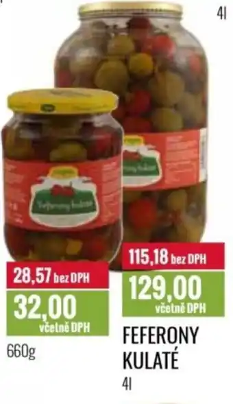 Ratio Feferony kulaté nabídka