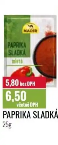 Ratio Paprika sladká nabídka