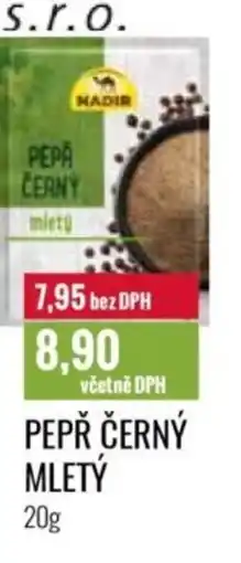 Ratio Pepř černý mletý nabídka