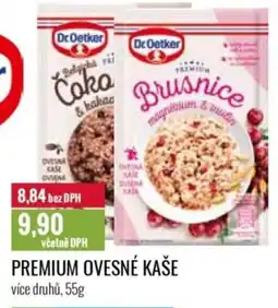 Ratio Dr. Oetker Premium ovesné kaše nabídka