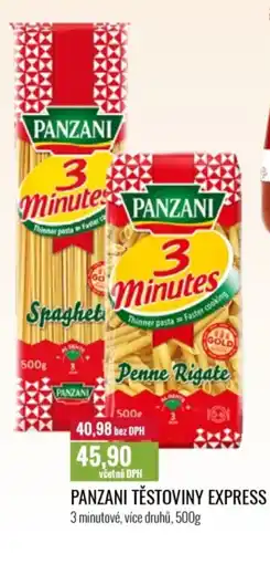 Ratio PANZANI Těstoviny express nabídka