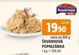 Terno Škvarková pomazánka nabídka