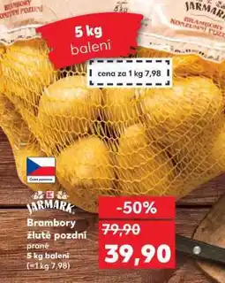 Kaufland Bramobry žluté pozdní prané nabídka