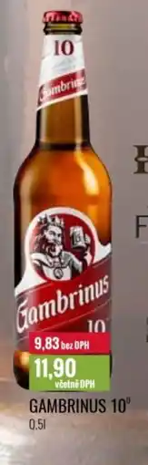 Ratio Gambrinus 10° nabídka