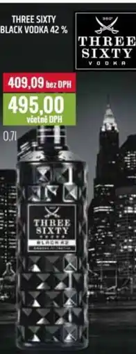Ratio Three Sixty black vodka 42% nabídka
