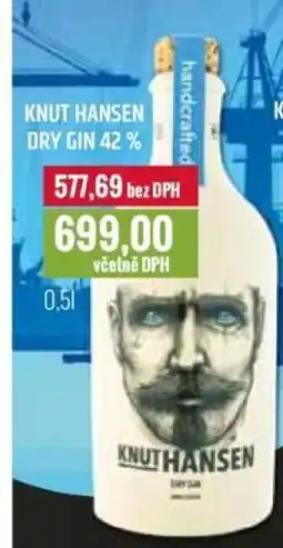 Ratio Knut Hansen dry gin 42% nabídka
