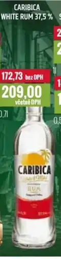 Ratio CARIBICA Rum white rum 37.5% nabídka
