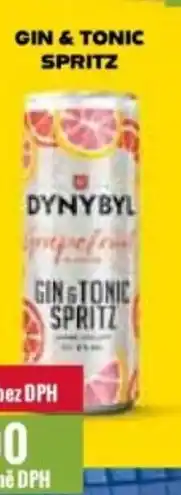 Ratio DYNYBYL Gin & tonic spritz nabídka