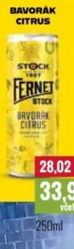 Ratio STOCK Bavorák citrus nabídka
