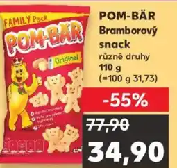 Kaufland POM-BÄR Bramborový snack nabídka