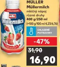 Kaufland MÜLLER Müllermilch nabídka
